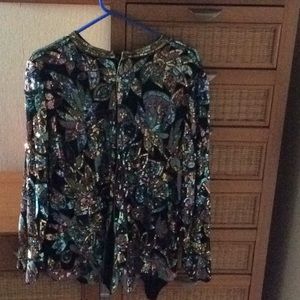 Judith Ann Plus 1X beautiful beaded jacket